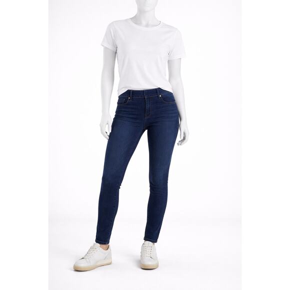 SPANX Denim - SPANX Pull On Jeans Womens Skinny Dark Wash 24x28 Stretch High Rise Jeggings XS